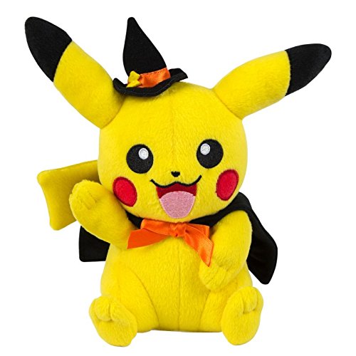 Pokemon-Plueschtier-Halloween-Edtion-,-Kuscheltier-,-Plueschsortiment-Pikachu-mit-Hexenmuetze-,-Hexenhut-von-Lively-Moments-71583709