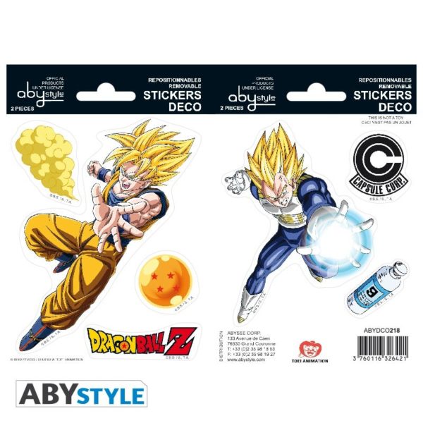 dragon-ball-stickers-16x11cm-2-sheets-dbz-goku-vegeta-x5