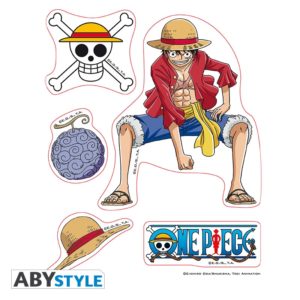 one-piece-mini-stickers-luffy-law-16-x-11cm