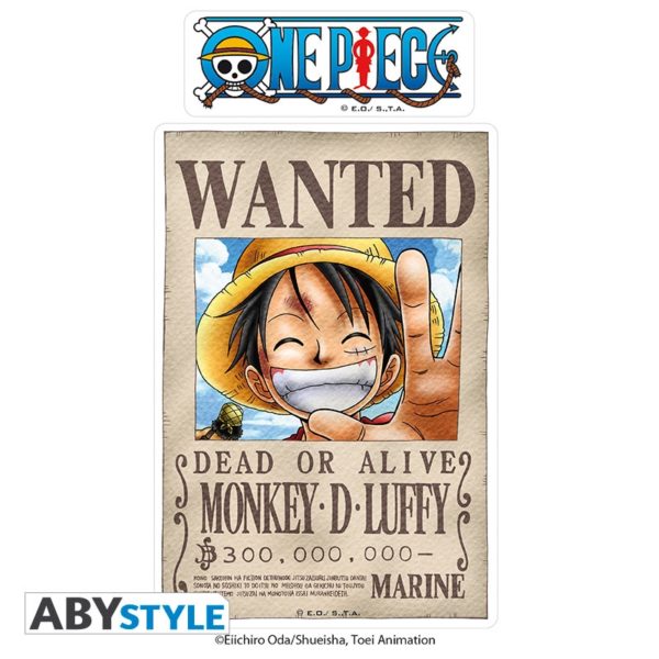 one-piece-mini-stickers-wanted-luffy-zoro-16x11cm