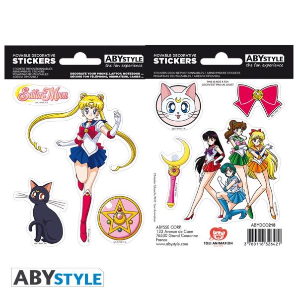 sailor-moon-stickers-16x11cm-2-sheets-sailor-moon-x5