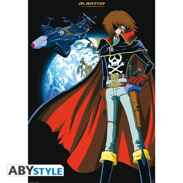 captain-harlock-poster-space-pirate-98×68