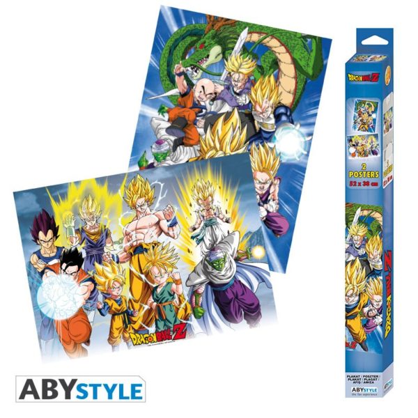 dragon-ball-set-2-chibi-posters-groups-52×38-x4