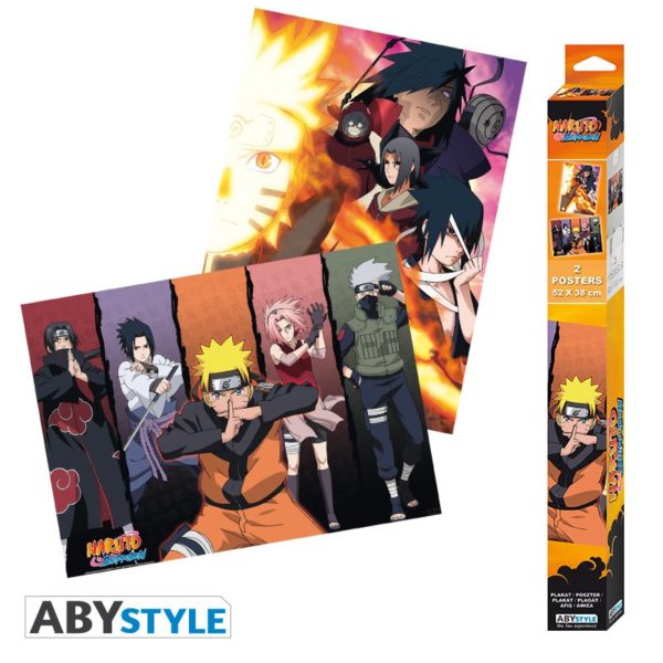 naruto-shippuden-set-2-chibi-posters-groups-52×38-x4