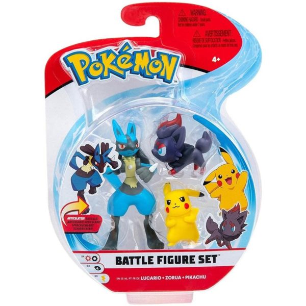 pokemon-battle-figure-lucario-zorua-pikachu