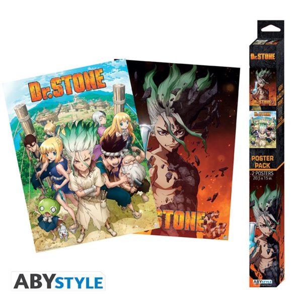 dr-stone-set-2-chibi-posters-group-artwork-52x38cm
