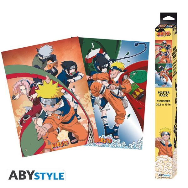 naruto-set-2-chibi-posters-team-7-52x38cm