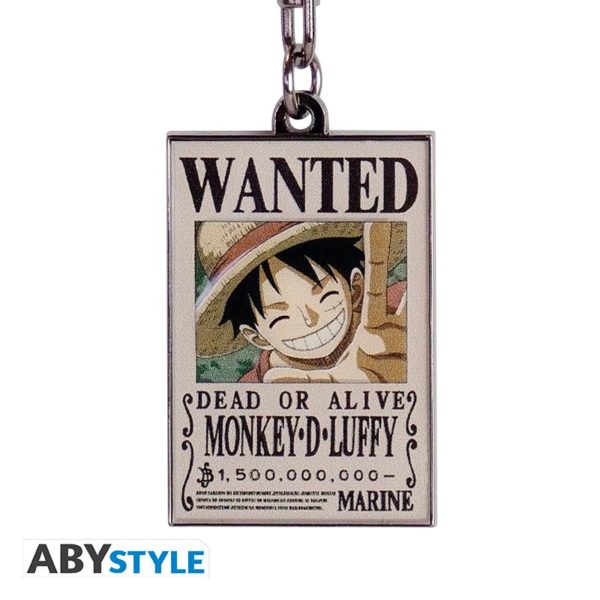 one-piece-keychain-wanted-luffy-x4