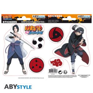 naruto-shp-stickers-16x11cm-2-sheets-sasuke-itachi-x5