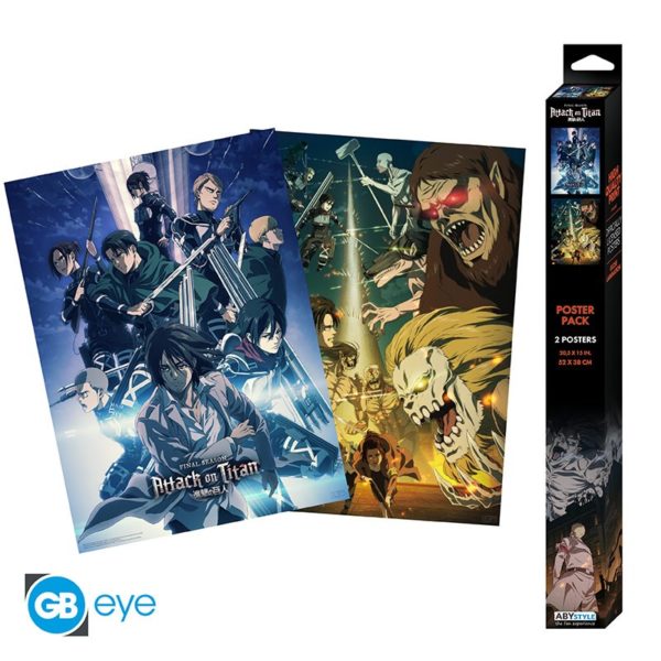 attack-on-titan-set-2-chibi-posters-set-2-52x38cm