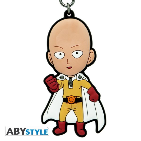 one-punch-man-keychain-saitama-pvc
