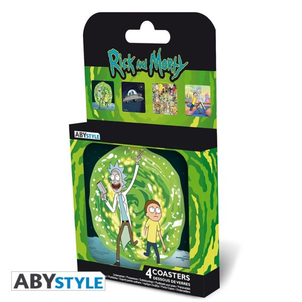 rick-and-morty-4-coasters-generic-set