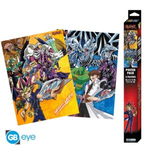 yu-gi-oh-set-2-chibi-posters-yugi-and-kaiba-52x38cm