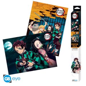 demon-slayer-set-2-chibi-posters-group-duo-52×38-x4