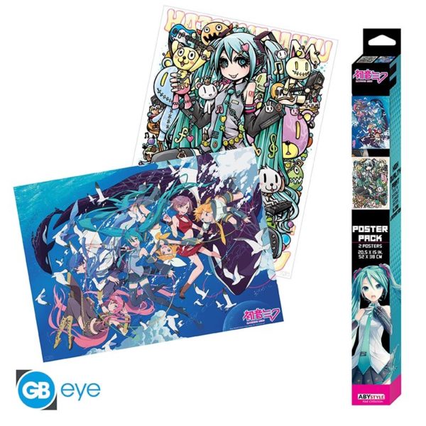 hatsune-miku-set-2-chibi-posters-series-2-52×38-x4