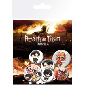 attack-on-titan-badge-pack-chibi-characters-x4