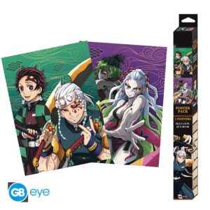 demon-slayer-set-2-chibi-posters-entertainment-district-52x38cm