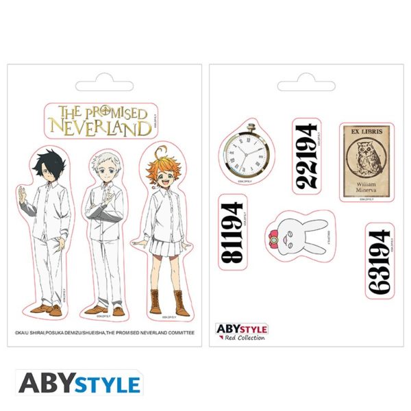 the-promised-neverland-stickers-16x11cm-2-sheets-orphans-x5